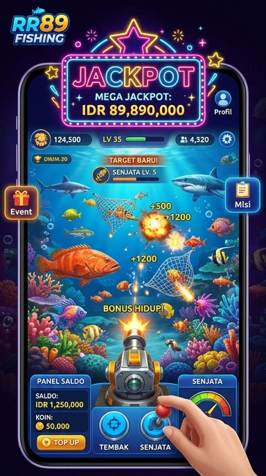 Screenshot aplikasi yang menunjukkan berbagai pilihan aplikasi di rr89.